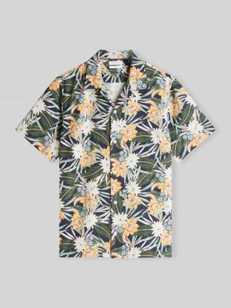 Tommy Hilfiger Regular Fit Freizeithemd aus Baumwoll-Mix in Marine, Gr&ouml;&szlig;e XXL