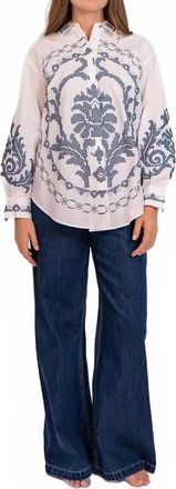Alemais Hazel Relaxed Shirt In White