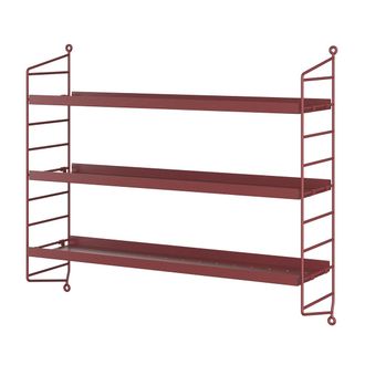 String Furniture String - Pocket Metall, braunrot (RAL 3011)