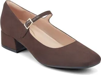 Easy Spirit Janica2 Mary Jane Pump in Dark Brown at Nordstrom, Size 9.5