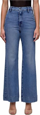 Hidden Jeans High Rise Stretch Comfort Flare Jeans In Medium Dark