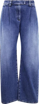 Brunello Cucinelli Wide Leg Denim