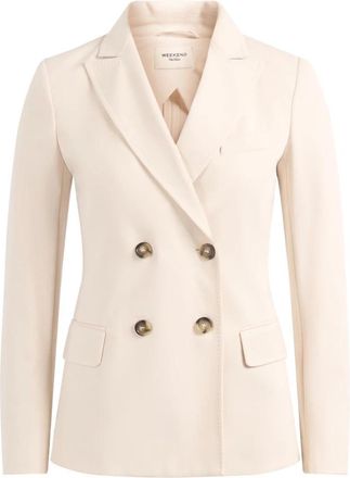 Max Mara Colibri Blazer - Dames - Blazers - Beige - XS - Denim - Jassen