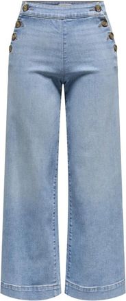 Only Only - Wide Fit Jeans - Dames - Jeans - Blauw - Maat: W29 L32 Denim