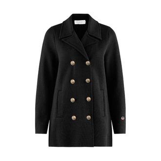 Busnel Mujer, Abrigos, Negro, Talla: M