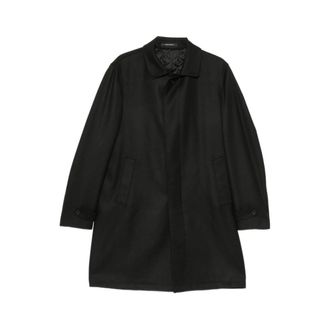 Tagliatore Alton Coat - Heren - Mantel - Zwart - M - Wol - Jassen