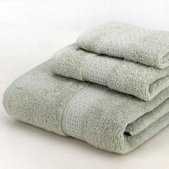OEM Juego De Toallas (2 Toallas Cuadradas + 2 Toallas Normales + 2 Toallas De Ba&ntilde;o), 100% Algod&oacute;n, Dimensiones: 33 X 33 Cm + 33 X 74 Cm + 70 X 140 Cm