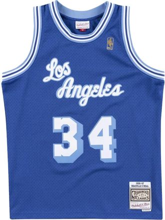 Mitchell & Ness T-shirt Los Angeles Lakers Alternate 1996-97 Shaquille ONeal - Blu