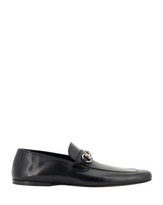 Gucci Black Horsebit Leather Loafers