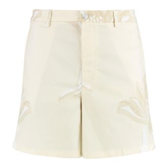 HUGO BOSS Heren, Korte broeken, Beige, Maat: L Katoen