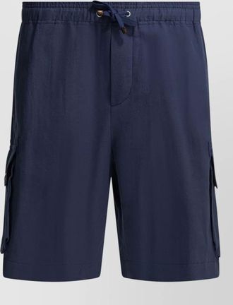 Brunello Cucinelli cargo shorts flap pockets button detailing