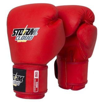 OEM Guantes De Muay Thai Stormcloud Blizzard Classic Rojos De 10 Oz