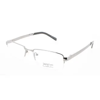 Signature Mens Grey Rectangular Eyeglass Frames Pn104Gun55