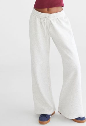 A&eacute;ropostale Mid-Rise Wide Leg Sweatpants
