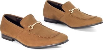 Uncut Roberts Almond Toe Loafer in Tan Microsuede at Nordstrom, Size 11