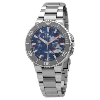 Oris Aquis Date Automatic Multicoloured Dial Special Edition Mens Watch 01 733 7766 4150-SET