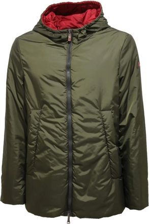 OOF Wear Jassen, Heren, Groen, S, Omkeerbare Groene Jas Lichtgewicht Synthetische Vulling