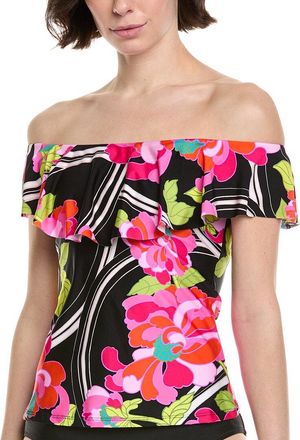 Trina Turk Monaco Ruffle Tankini Top