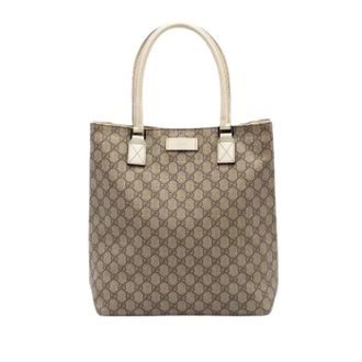 Gucci Pre-owned Tote Bags, female, Beige, Size: ONE SIZE Pre-owned Vintage Tote Bag