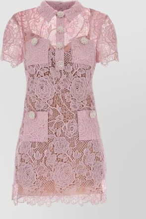 Self Portrait lace mini dress
