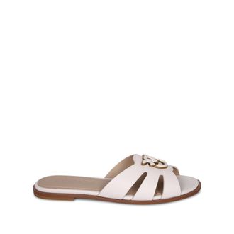 Pinko Sliders, female, White, Size: 11 US Milly 04 Slip-on Sandals