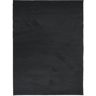 vidaXL Rug oviedo Short Pile Black 240x340 cm Vidaxl