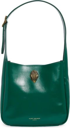 Kurt Geiger Small Bond Leather Hobo Bag in Green at Nordstrom Rack