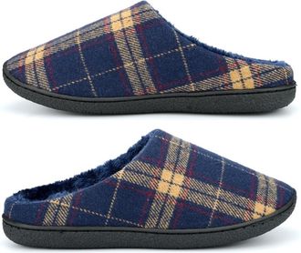 Generic Mens Slip On Slippers Size 6 Boys Slipper Size 7 Slip On Slippers Mens Mule Slipper Sizes 6-12 Navy 12 UK