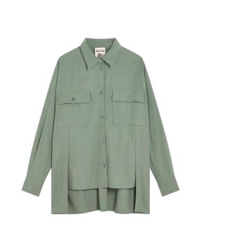 Semicouture Guadalupe Shirt - female - Semicouture - Shirts - Green - S - Blouses & Shirts