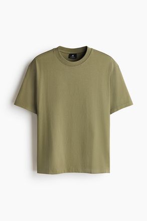 H&M T-Shirt in Loose Fit - Green
