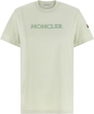 Moncler T-Shirt mit Logo-Stickerei