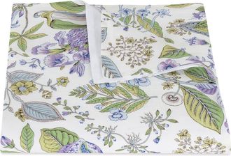 Matouk Pomegranate Linen Duvet Cover in Lilac at Nordstrom, Size King