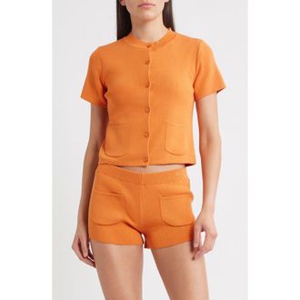 Mango Figo Cardigan in Orange at Nordstrom Rack, Size Medium