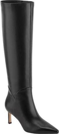 Marc Fisher Sabrina Knee High Boot in Black at Nordstrom Rack, Size 6.5 Wide Calf