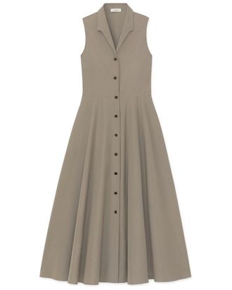 Lafayette 148 New York Sleeveless Gathered Waist Shir