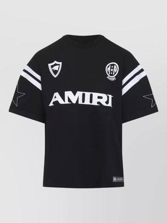 Amiri cotton oversized logo-print t-shirt