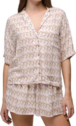 Prana Iguala Top In Willow Retro Geo