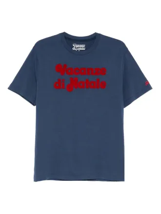 MC2 Saint Barth T-shirt met logo - Blauw