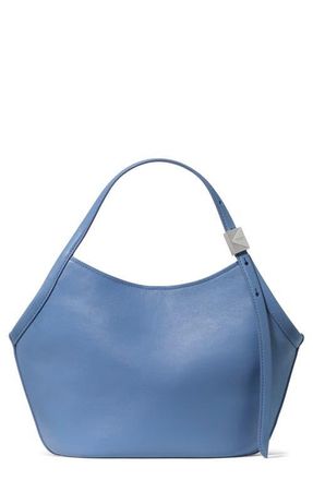 Kate Spade New York small deco fine grain leather tulip top handle bag in Blue at Nordstrom