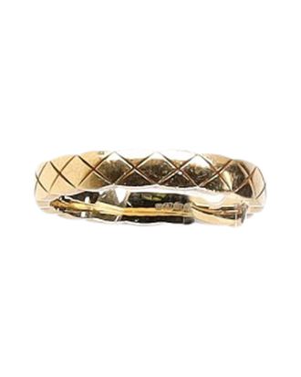 Chanel Pre-owned Womens Mini Coco Crush Ring in 18k Gold Metal - One Size