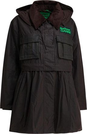 Barbour Peplum Waxed Jacket - Dames - Zomerjassen - Groen - S - Katoen - Jassen
