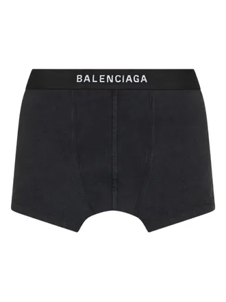 Balenciaga boxer-style mini skirt - Black