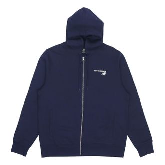 New Balance Logo Sports Zipper Navy Blue MJ03907-PGM