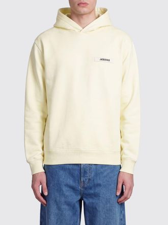 Jacquemus Felpa con cappuccio in cotone con logo e vestibilit&agrave; relaxed