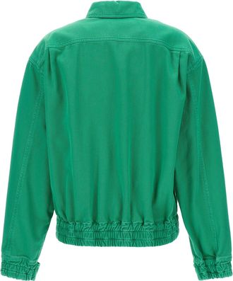 Max Mara Womens Bicolor Cotton Full-Length Jacket Clothing
