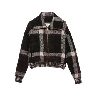 Barbour Carville Knit Jacket - Dames - Jassen - Zwart - Maat: L Wol