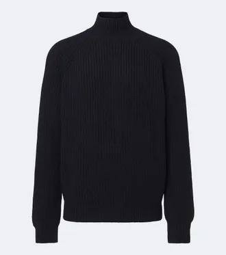 Allude Wool and cashmere turtleneck sweater