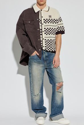 Amiri Shirt With Logo, Mens, Cream