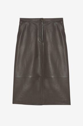 Yves Salomon Bleistiftrock aus Nappaleder