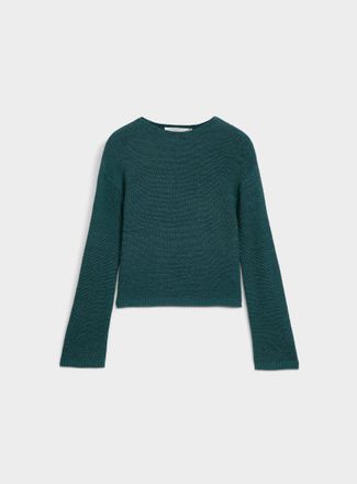 Contemporaine Womens Textured knit boat-neck sweater